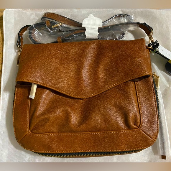 Moda Luxe Bags Nwt Cognac Crossbody Purse Poshmark